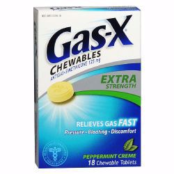 Picture of GAS-X XS TAB CHEW 125MG PEPPERMINT (18/BX)