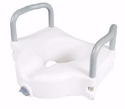 Picture of SEAT TOILET RAISED W/PADDED ARMREST 5" (3/CS)