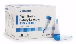 Picture of LANCET PUSH-BUTTON SFTY 23G NDL (100/BX 20BX/CS)