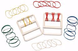 Picture of EXERCISER HAND RUBBER BAND W/25 RED BANDS