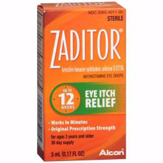 Picture of ZADITOR ANTIHIST EYE DRP 0.025% 5ML