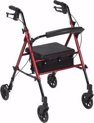 Picture of WALKER ROLLATOR 4" WHEEL LOOPBRAKE UNIV JR BLU