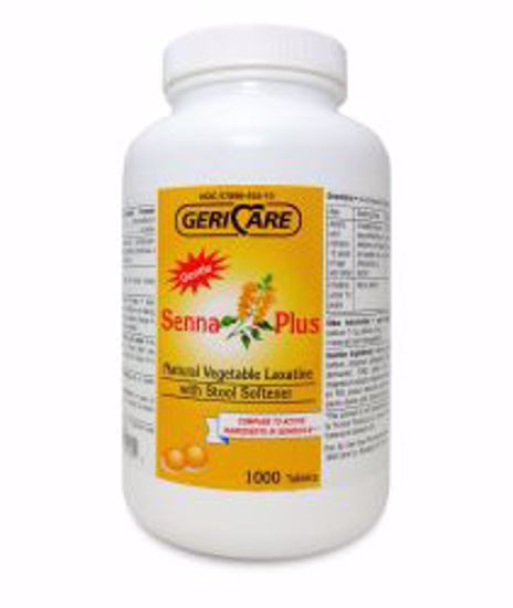 Picture of SENNA TAB 8.6MG PLUS 50MG DSS(1000/BT 12BT/CS)