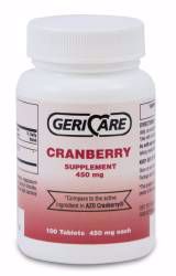 Picture of CRANBERRY TAB 450MG (100/BT 12BT/CS)