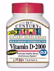 Picture of VITAMIN D TAB 2000IU (110/BT)