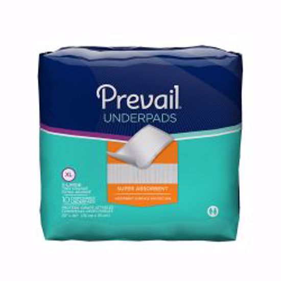 Picture of UNDERPAD INCONT 30"X30" PREVAIL SUPER ABSORB (10/BG 12BG/CS