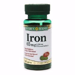 Picture of IRON TAB 65MG (100/BT)