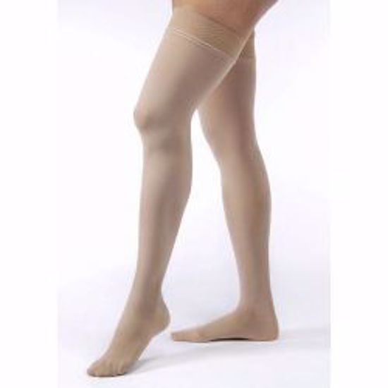 Picture of STOCKING COMPRESSION THIGH-HI15-20MMHG CLSD TOE BLK LG
