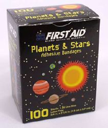 Picture of BANDAGE ADH PLANET/STARS 5/8X2.25" (100/BX 12BX/CS)