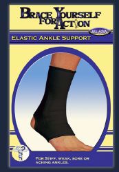 Picture of ANKLE SUPPORT ELAS BLK LG