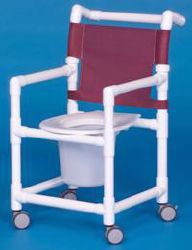 Picture of CHAIR SHOWER/COMMODE PLUM 18