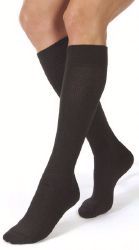 Picture of STOCKING KNEE HI CLSD TOE BLKLG 30-40