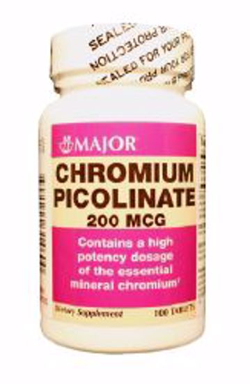 Picture of CHROMIUM PIC TAB 200MCG (100/BT)