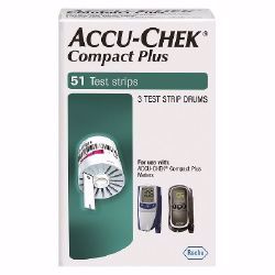 Picture of TEST STRIP BLD GLUC ACCU-CHEKCOMPACT+ RETAIL (51/BX 48BX/CS