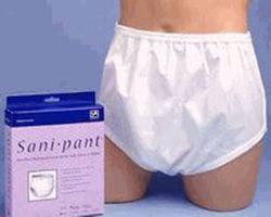 Picture of BRIEF INCONT SANI PANT RUSBL PULL-ON MED 30-36