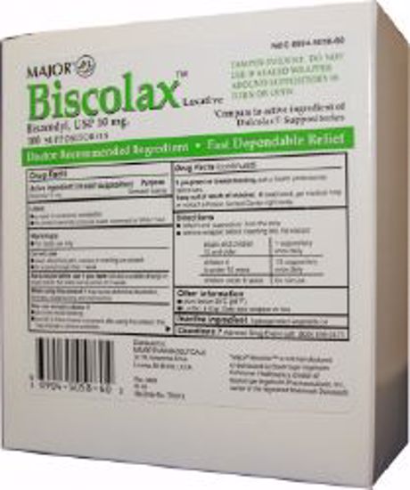 Picture of BISCOLAX SUPP 10MG (100/BX)