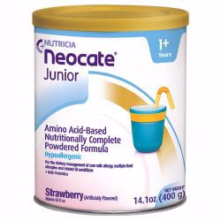 Picture of NEOCATE JR PDR W/PREBIOTICS STRAWBERRY 14.1OZ (4/