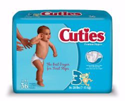 Picture of DIAPER BABY CUTIES SZ3 (36/PK4PK/CS)