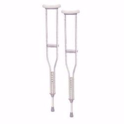 Picture of CRUTCH WALKING UNDERARM PAD HND GRIP ALUM ADLT