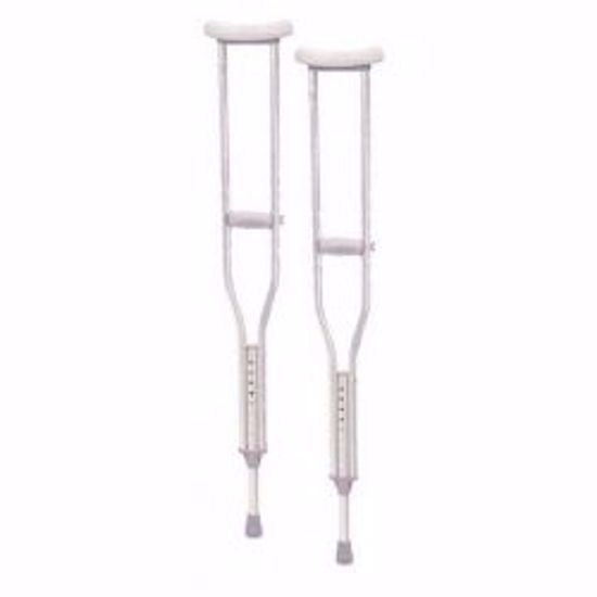 Picture of CRUTCH WALKING UNDERARM PAD HND GRIP ALUM ADLT