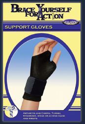 Picture of GLOVES SUPP BLK MED (2/PR)