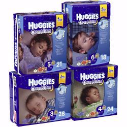 Picture of DIAPER BABY HUGGIES OVERNITE STEP4 (24/PK 4PK/CS)