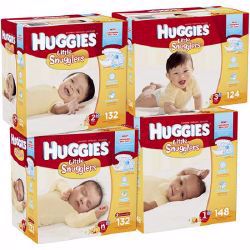 Picture of DIAPER HUGGIES LITTLE SNUGGLEJUMBO STEP3 (27/PK 4PK/CS)