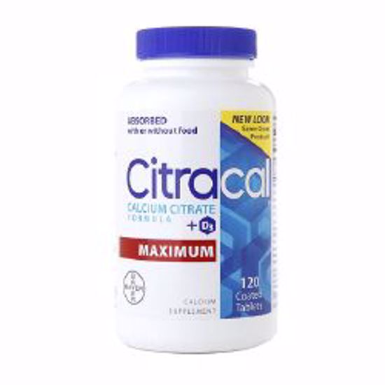 Picture of CITRACAL MAX CAP VIT D 500 IUCAL 630MG (120/BT)