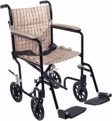 Picture of CHAIR TRANSPORT TAN PLAID 19