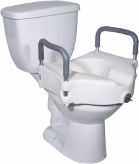 Picture of SEAT TOILET RAISED W/LOCKING BULK (4/CS)