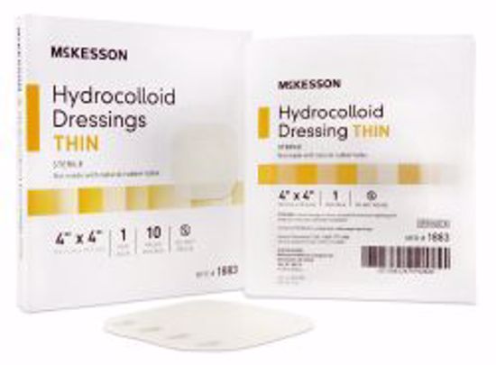 Picture of DRESSING HYDROCOLLOID THIN STR 4"X4" (10/BX 20BX/