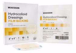 Picture of DRESSING HYDROCOLLOID FILM-BCK STR 4X4"(10/BX 20B