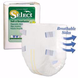 Picture of BRIEF INCONT SELECT SFT N' BRABL MED(12/BG 8BG/CS
