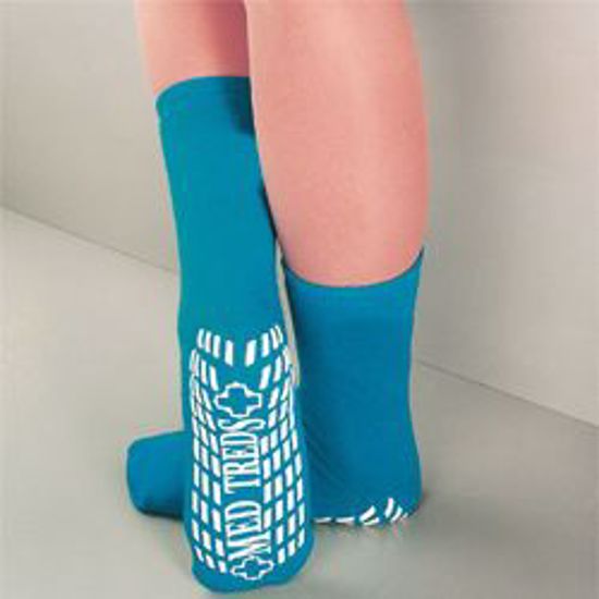 Picture of SOCK SLIPPER PILLOW PAW GRY ADLT (48PR/CS)