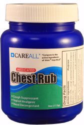 Picture of CHEST RUB MEDICATED 4OZ 24/CS