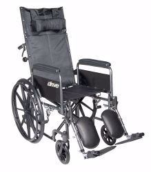 Picture of WHEELCHAIR SILVER SPORT RECLINING BACK FULL ARMS 20
