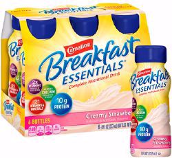 Picture of CARNATION BREAKFAST ESSENTIALS RTD CREAMY STRAWBERRY 8OZ