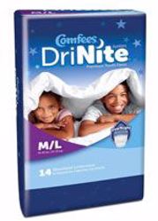Picture of PANTS PROT SLEEP COOMFEES YTHMED/LG (14/BG 4BG/CS)
