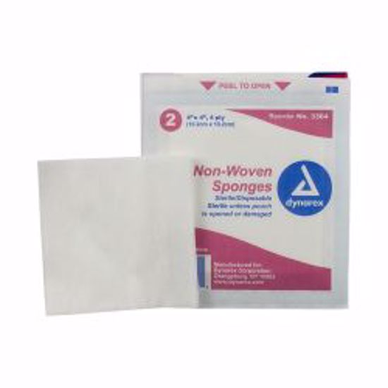 Picture of GAUZE SPONGE STR4PLY 4X4" (25/BX 24BX/CS )