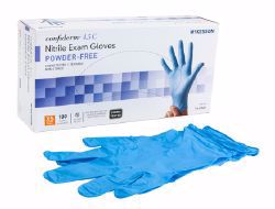 Picture of GLOVE EXAM NITRL PF CHEMO BLU XSM (100/BX 10BX/CS)