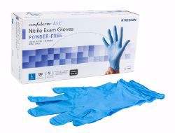 Picture of GLOVE EXAM NITRL PF CHEMO BLU LG (100/BX 10/BX)