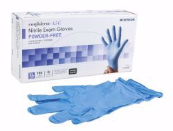 Picture of GLOVE EXAM NITRL PF CHEMO BLUXLG (100/BX 10BX/CS)