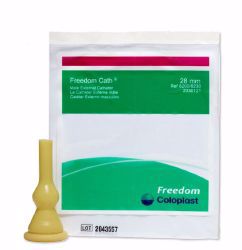 Picture of CATHETER FREEDOM EXTERNAL CONDOM RED MED 28MM (100/BX)