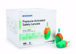 Picture of LANCET SAFETY PRESS ACTIV GRN2.0MM 21G (100/BX 20BX/CS)