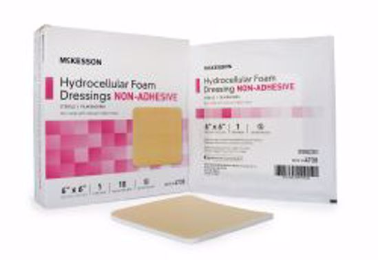 Picture of DRESSING HYDROCELLULAR FOAM W/FILM BCK 6X6 (10/BX