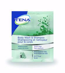 Picture of BODYWASH/SHAMPOO TENA UNSCNTD PCKT .17FL OZ (500/C