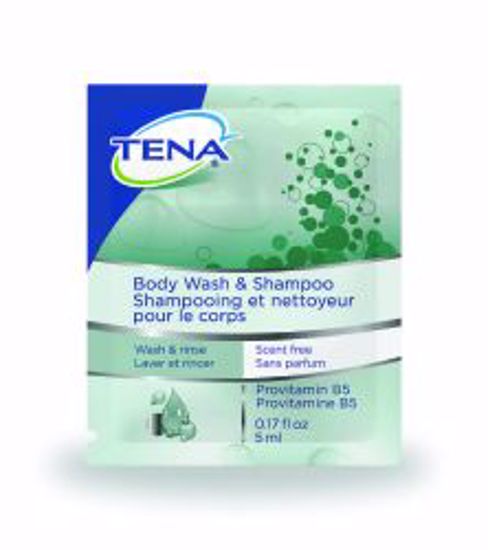 Picture of BODYWASH/SHAMPOO TENA UNSCNTD PCKT .17FL OZ (500/C