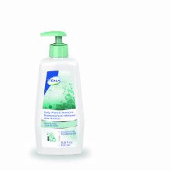 Picture of BODYWASH/SHAMPOO TENA SCNTD PMP BT 16.9 FL OZ (10/