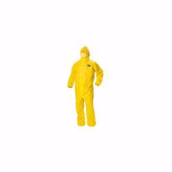 Picture of COVERALLS PROT KLEENGUARD HOODED YLW LG (12/CS)