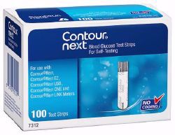 Picture of CONTOUR GLUCOSE STRIP 100BX 100/BX 12BX/CS NEXT EZ